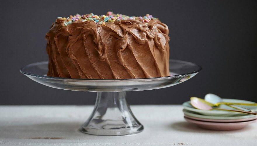 Servirana čokoladna torta
