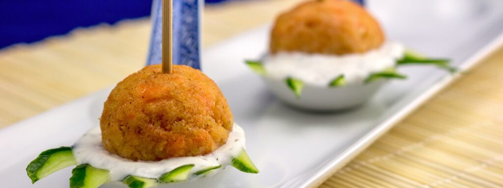 Millet and Salmon Meat Balls