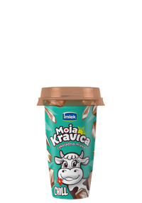Moja Kravica čokoladno mleko Chill u čaši